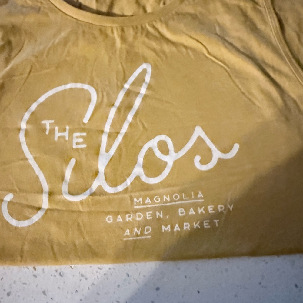 Bella Canvas Mustard Tee with White Print